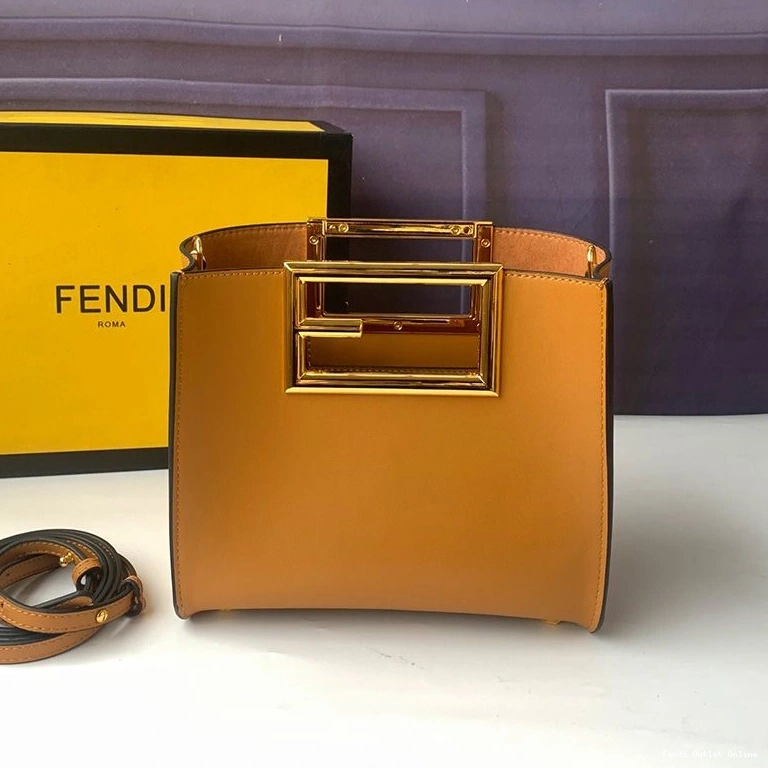 Cheap In Leather Fendi Bag Brown Small Way Calf 0717